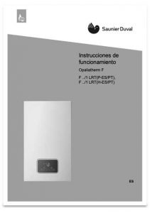 manual usuario calentador saunier duval opaliatherm f 12/1